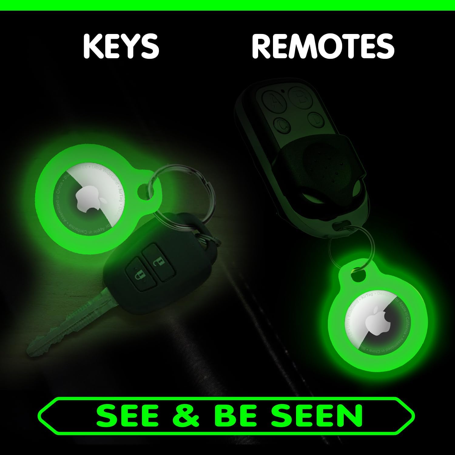 GLO-X Apple Air Tag Glow Holder - Image 3